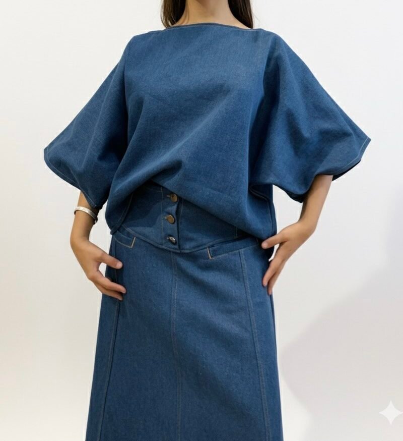 PONCHO DE JEANS